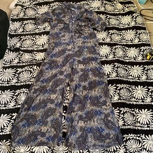 Silky paisley jumpsuit